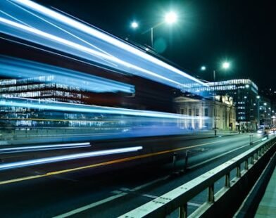 Bus Driver Life in UK IN Night